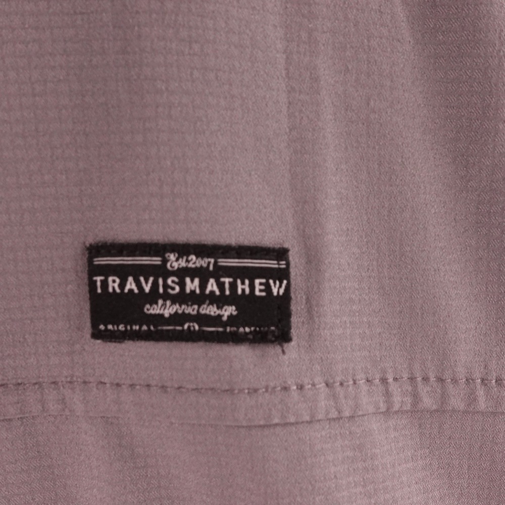 TravisMathew Mens Full Zip Hooded Jacket Grey Large Lightweight Performance L - Picture 5 of 8